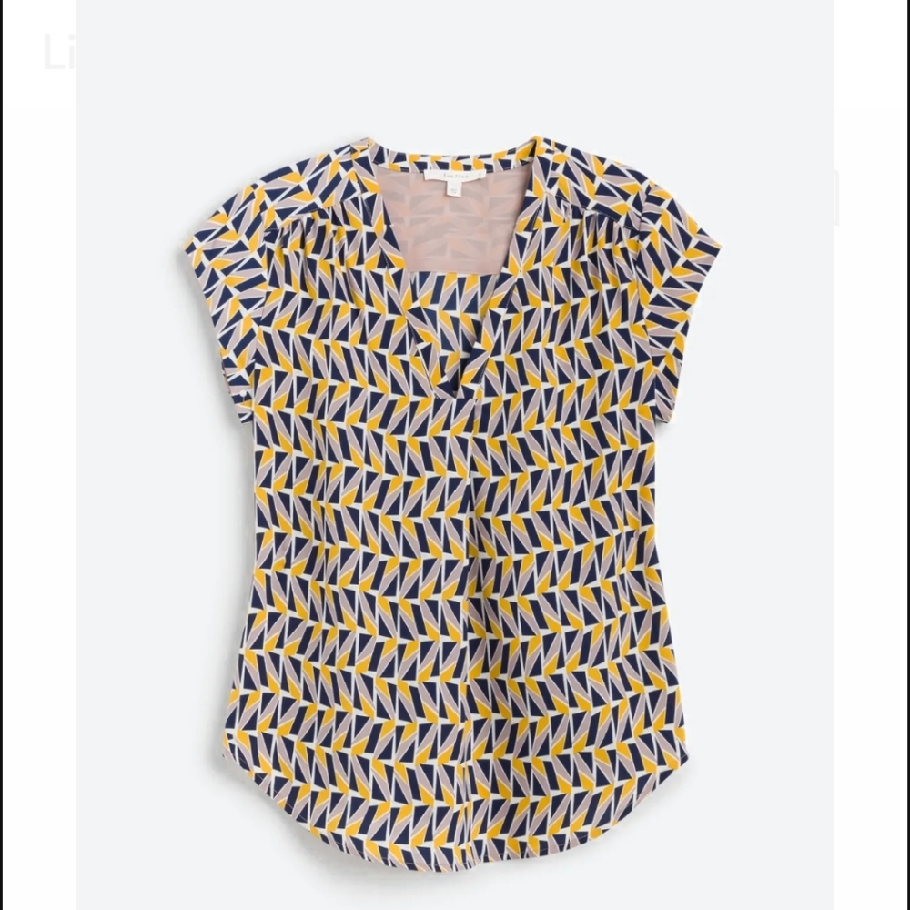 Monday Fun Lillian V Neck Blouse